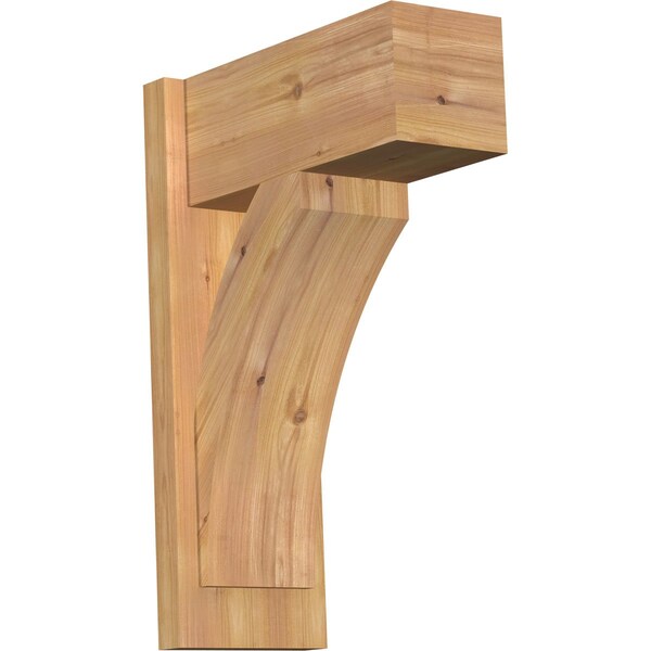 Ekena Millwork Thorton Block Smooth Outlooker, Western Red Cedar, 7 1/2"W x 16"D x 24"H OUT08X16X24THR05SWR - main